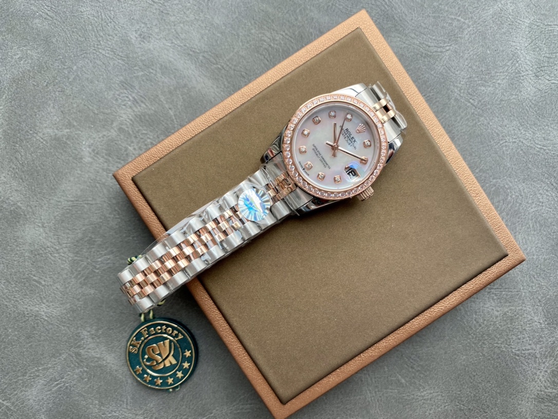 SK Factory 女款 劳力士Rolex 日志型 31mm 自動巻き腕時計