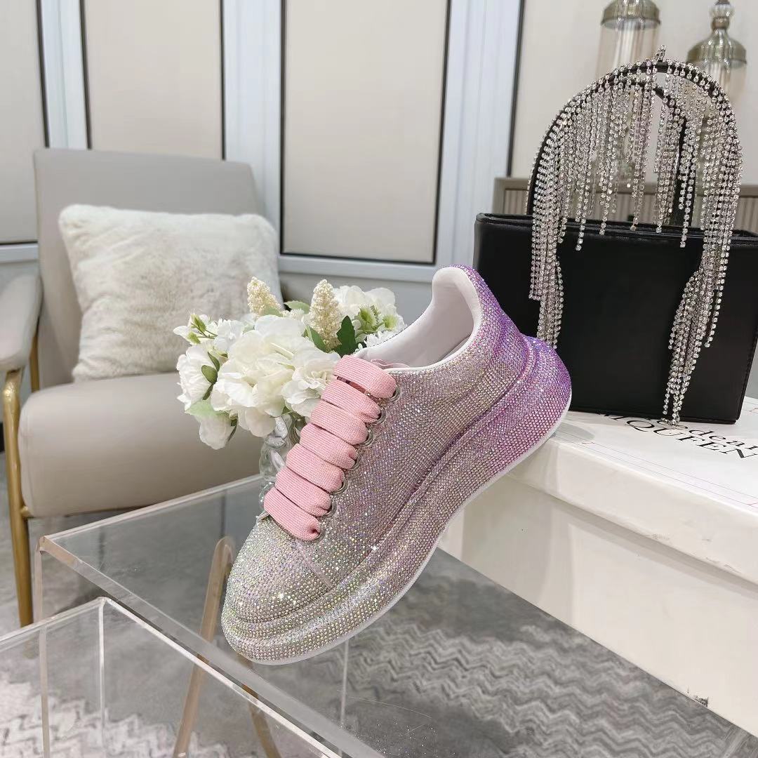 Alexander McQueen Crystal-Embellished Gradient Sneakers - Luxurious Style 8 a1618679702123 6711