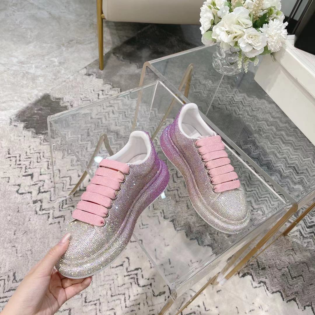 Alexander McQueen Crystal-Embellished Gradient Sneakers - Luxurious Style 9 a1618679703685 6733