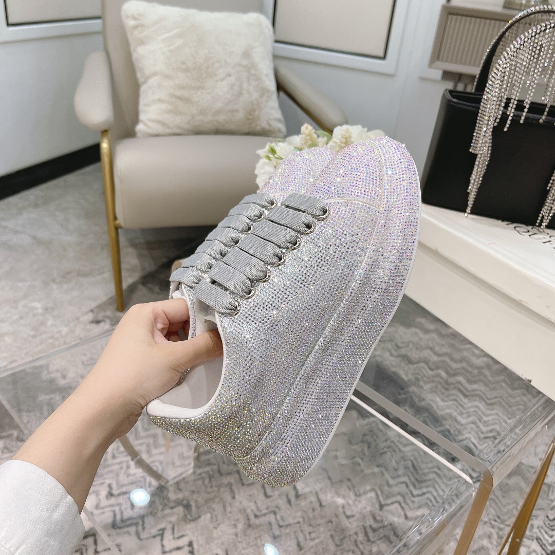 Alexander McQueen Crystal Embellished Velvet Sneakers - Limited Edition 5 a1618679723029 8423