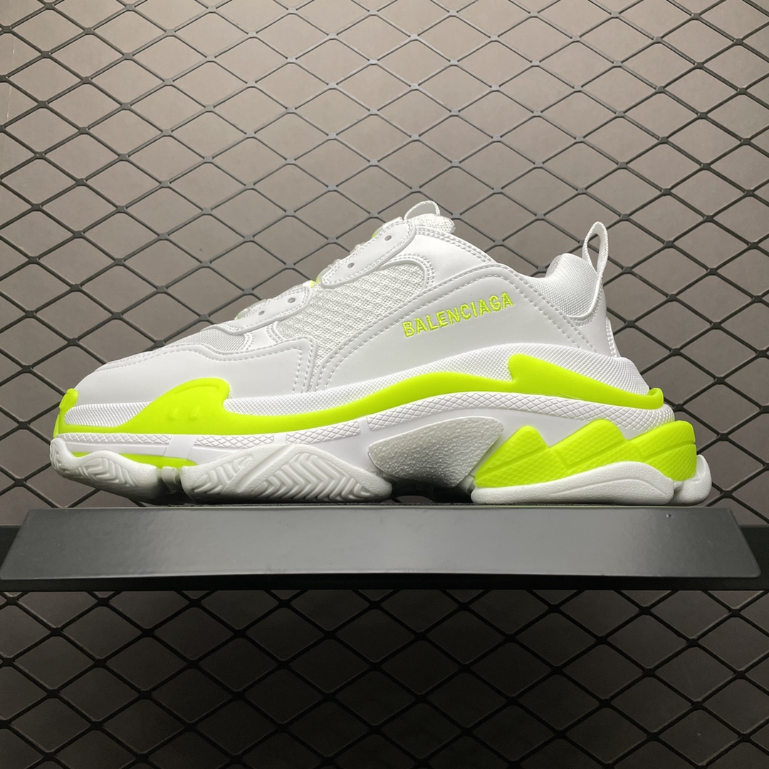 390 Balenciaga 巴黎世家 Triple S 复古老爹鞋 官方原配套鞋盒 鞋带 防尘纸配套齐全