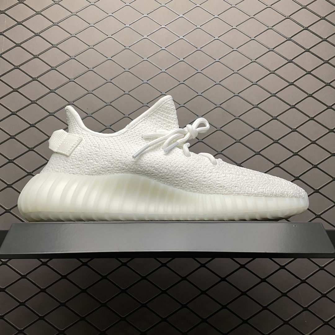 220 最顶零售性价版 AD 阿迪Yeezy 350V2  ” Triple White ” 冰淇淋 全白 CP9366
