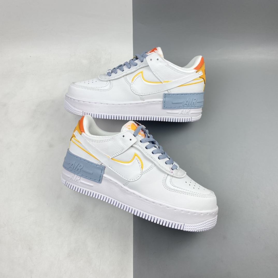 P200 Nk Air Force 1 Shadow 空军一号轻量增高低帮百搭板鞋”拼接马卡龙” DC2199-100
