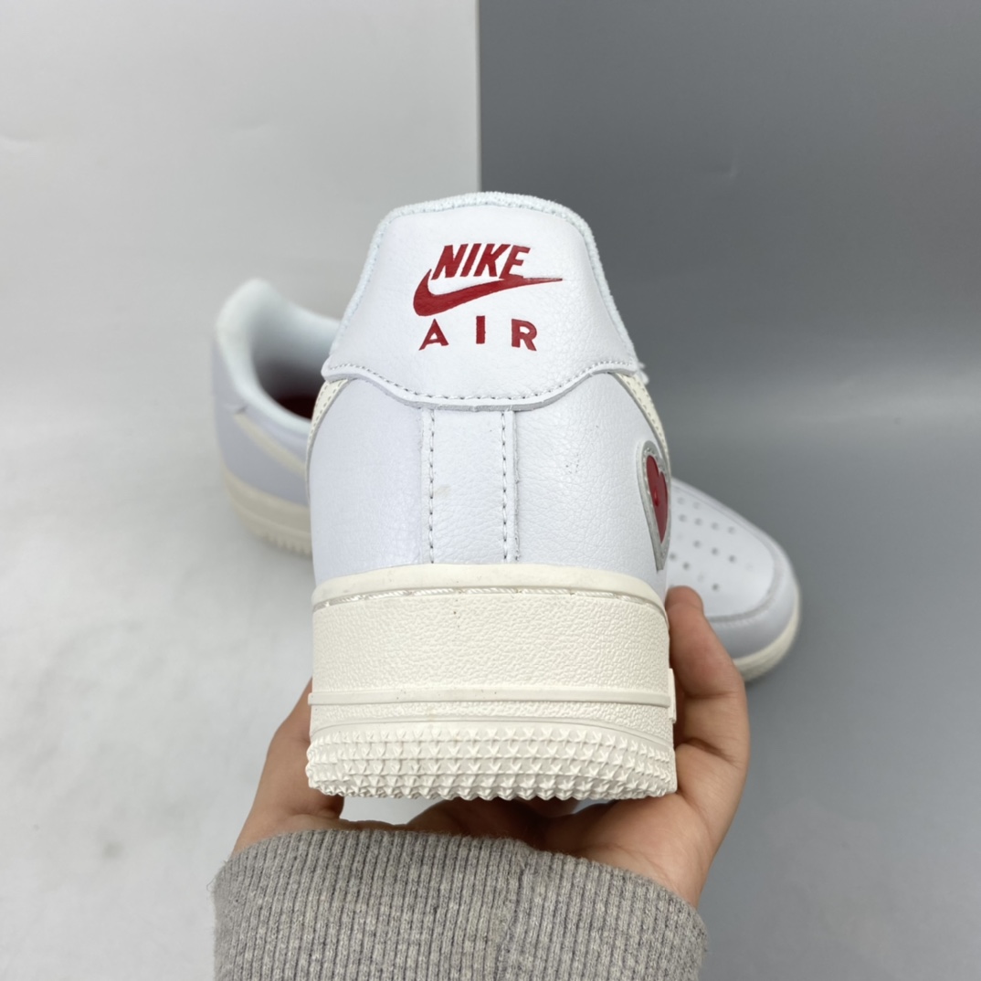 P200   NK Air Force 1“ Valentine’s Day”空军一号白红情人节 DD7117-100