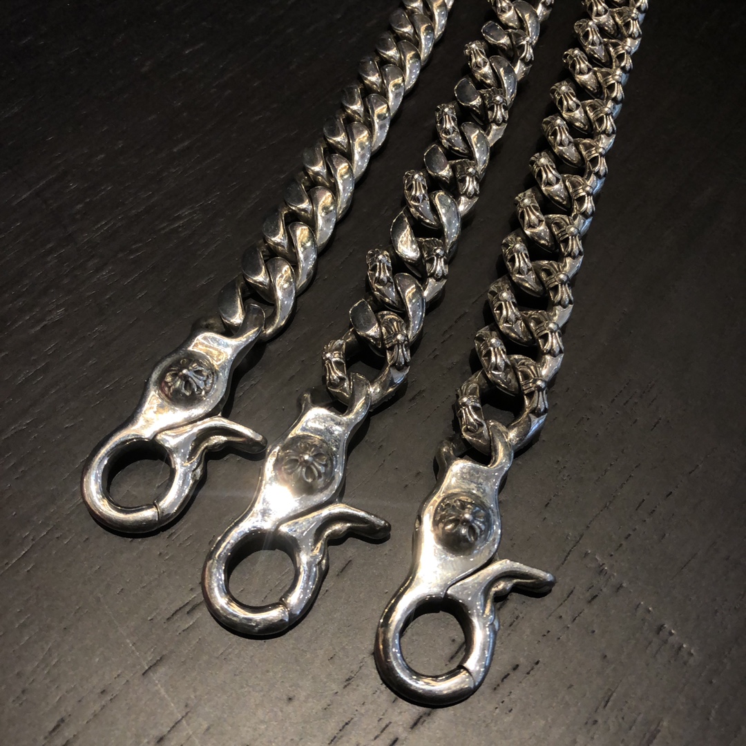 Chrome Hearts 𝐂𝐡𝐫𝐨𝐦𝐞 𝐡𝐞𝐚𝐫𝐭𝐬 克罗心十字架粗手链