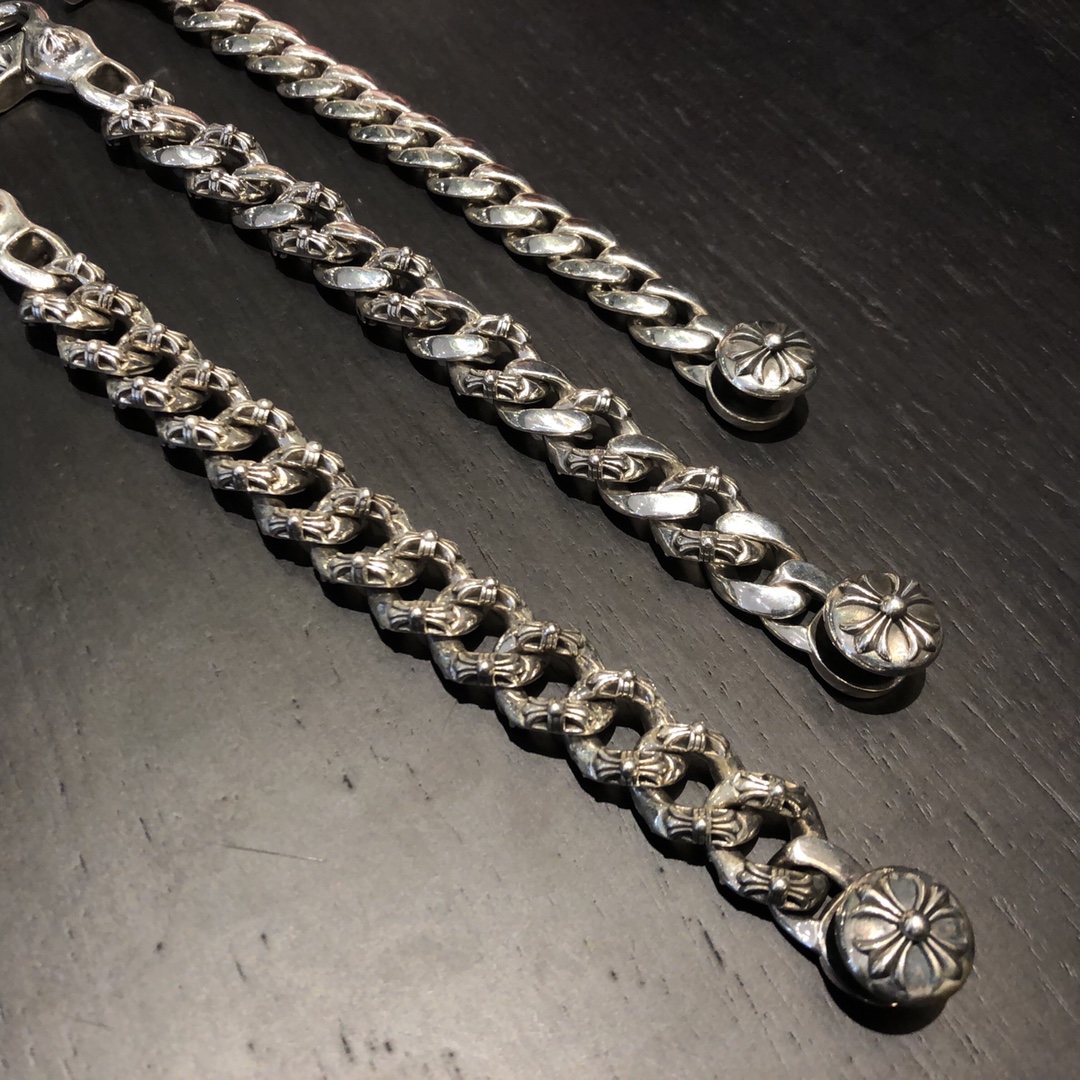 Chrome Hearts 𝐂𝐡𝐫𝐨𝐦𝐞 𝐡𝐞𝐚𝐫𝐭𝐬 克罗心十字架粗手链