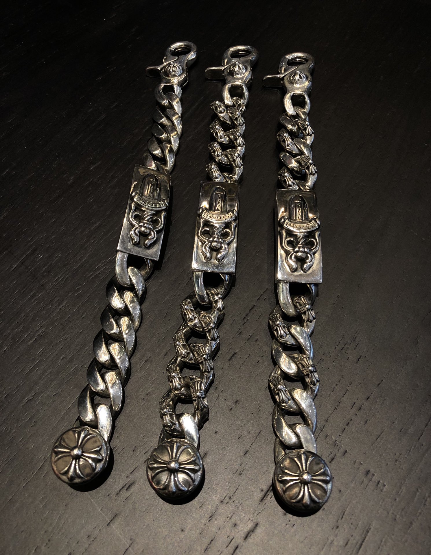 Chrome Hearts 𝐂𝐡𝐫𝐨𝐦𝐞 𝐡𝐞𝐚𝐫𝐭𝐬 克罗心宝剑粗手链