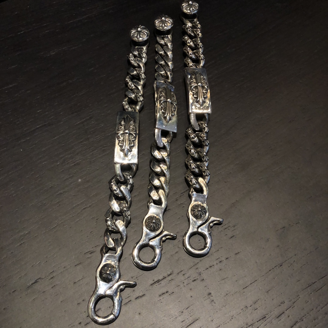 Chrome Hearts 𝐂𝐡𝐫𝐨𝐦𝐞 𝐡𝐞𝐚𝐫𝐭𝐬 克罗心十字架粗手链