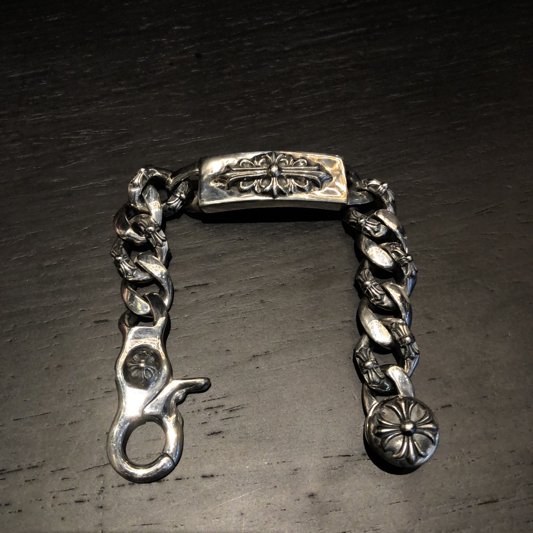 Chrome Hearts 𝐂𝐡𝐫𝐨𝐦𝐞 𝐡𝐞𝐚𝐫𝐭𝐬 克罗心十字架粗手链