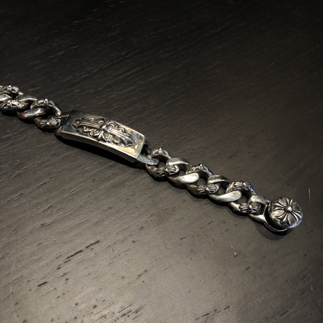 Chrome Hearts 𝐂𝐡𝐫𝐨𝐦𝐞 𝐡𝐞𝐚𝐫𝐭𝐬 克罗心十字架粗手链