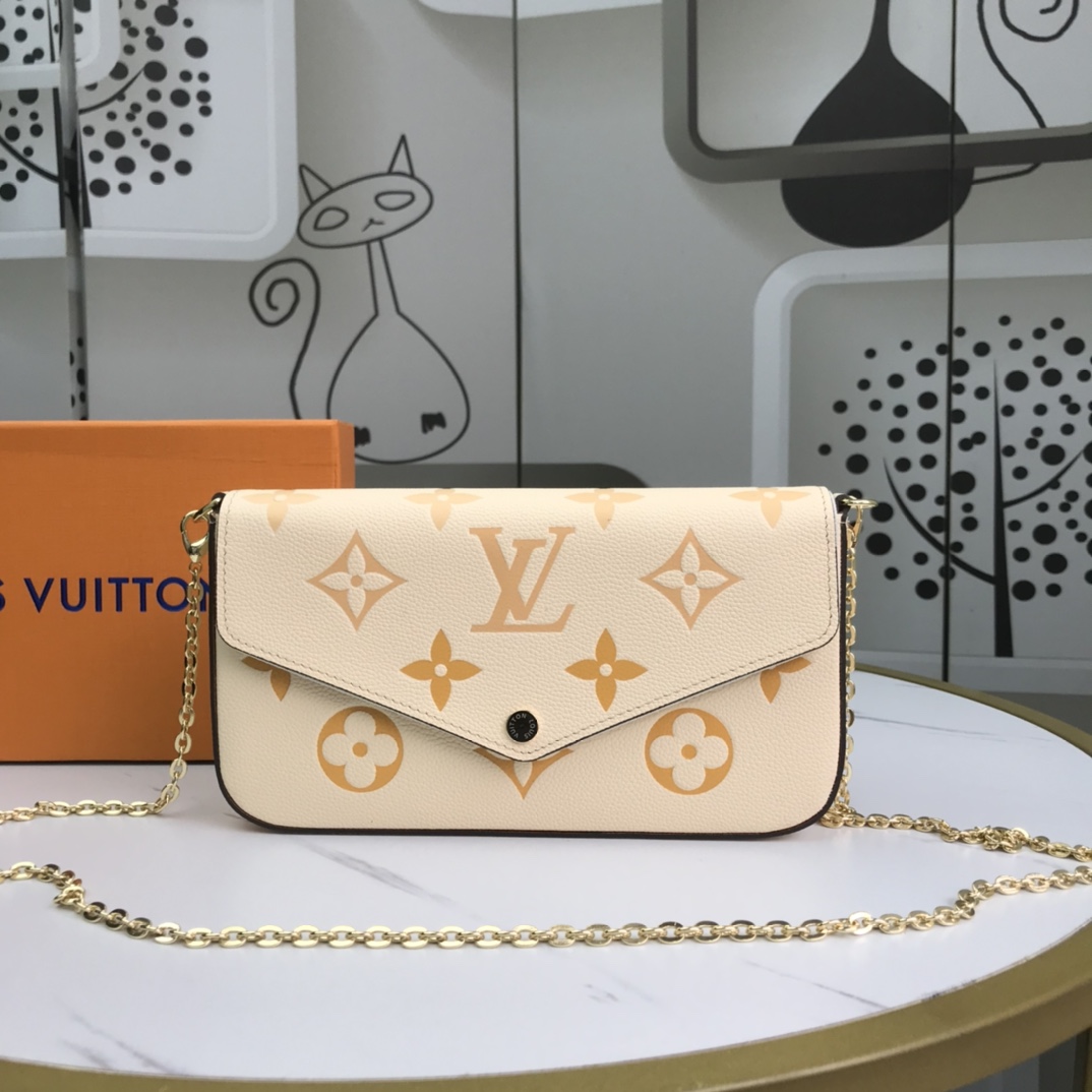 Louis Vuitton Borse Crossbody & Borse a Tracolla Blu Rosa Giallo Empreinte​ Collezione estiva Pochette Catene