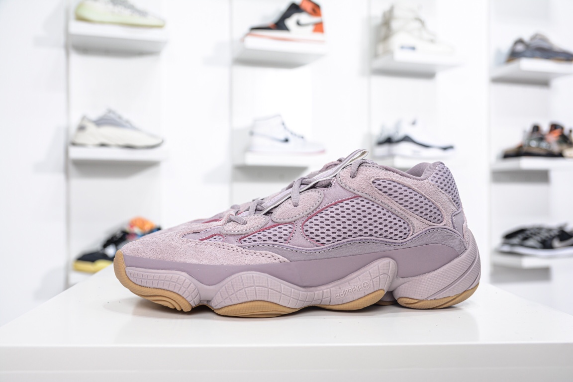 I0 外贸纯原版本Adidas Yeezy500 “Soft Vision”灭霸 / 薰衣草紫