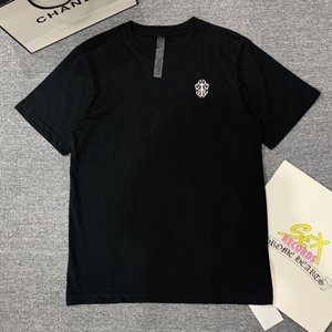 Chrome Hearts Clothing T-Shirt Embroidery Short Sleeve