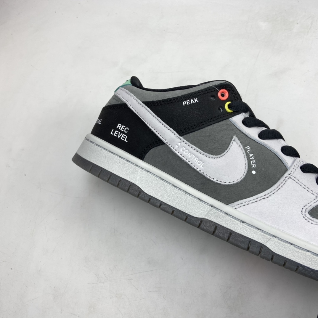 P360 Nike Dunk SB Low Pro ISO 摄相机联名 黑灰扣篮系列 复古休闲运动滑板鞋 CV1659-001