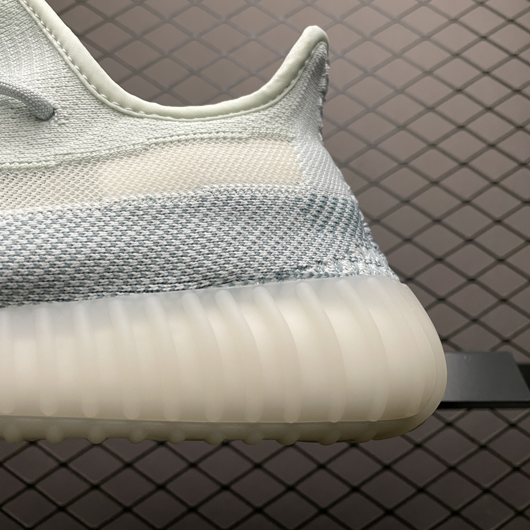 220 最顶零售性价版 AD 阿迪Yeezy 350V2  ” Cloud White ” 冰蓝 FW3043