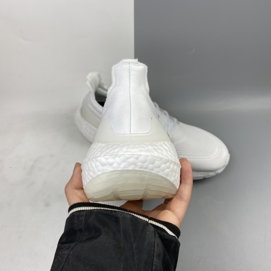 P200 Ad UltraBoost 21 加厚爆米花袜套式针织鞋面休闲运动慢跑鞋 FY0846