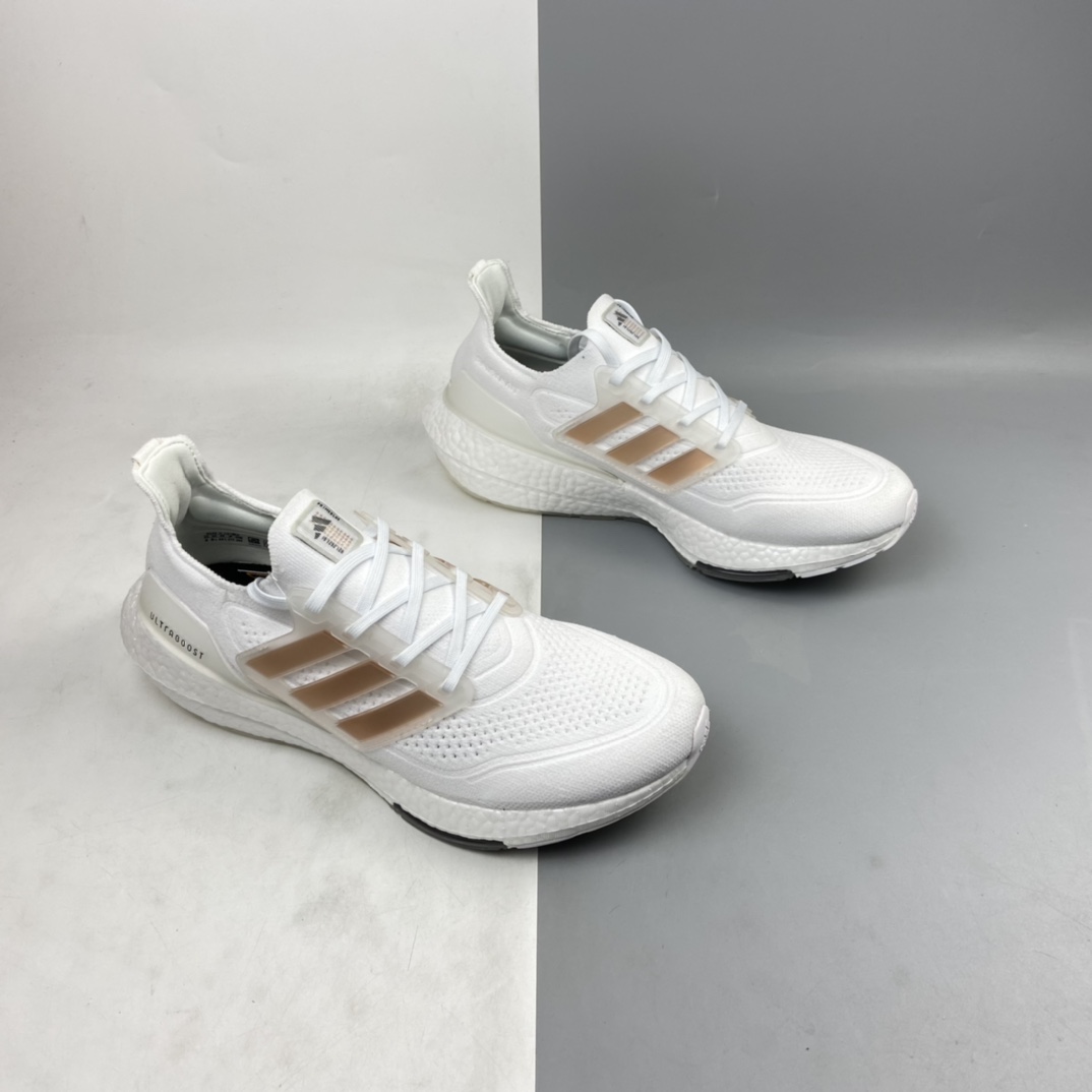 P200 Ad UltraBoost 21 加厚爆米花袜套式针织鞋面休闲运动慢跑鞋 FY0846