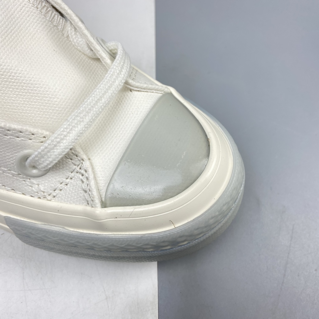 P140 Converse Chuck Taylor All Star 1970s Hi”Beige/Light Blue”复古三星标高帮休闲运动硫化百搭板鞋“帆布米白浅蓝果冻”569540C
