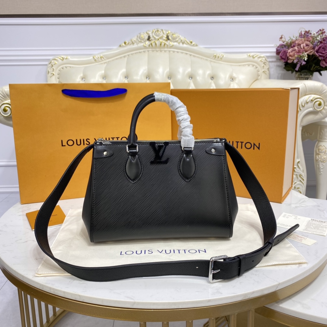 Louis Vuitton LV Grenelle Handbags Tote Bags Beige Black Blue Sky White Epi Mini M57680