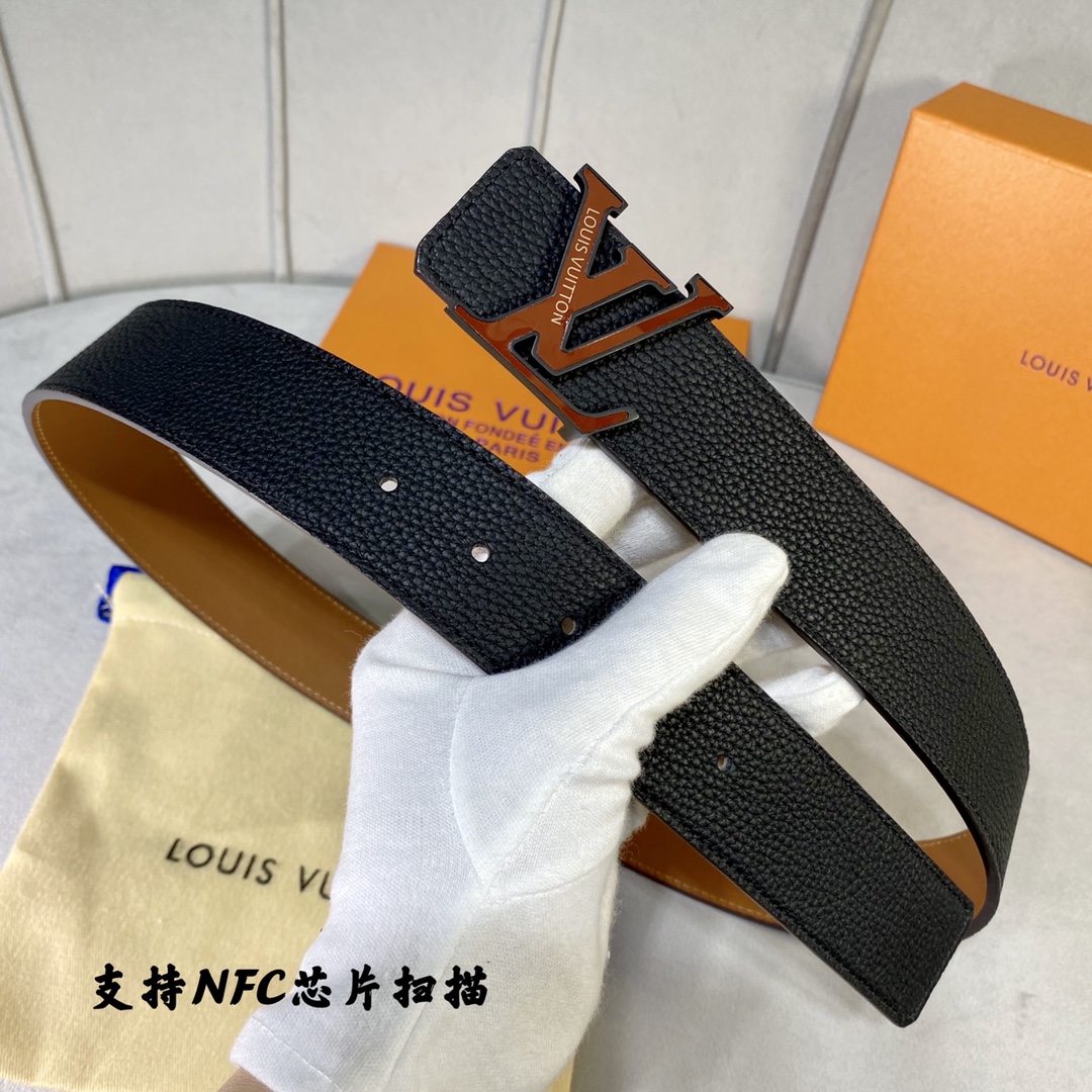 Louis Vuitton Belts Calfskin Cowhide