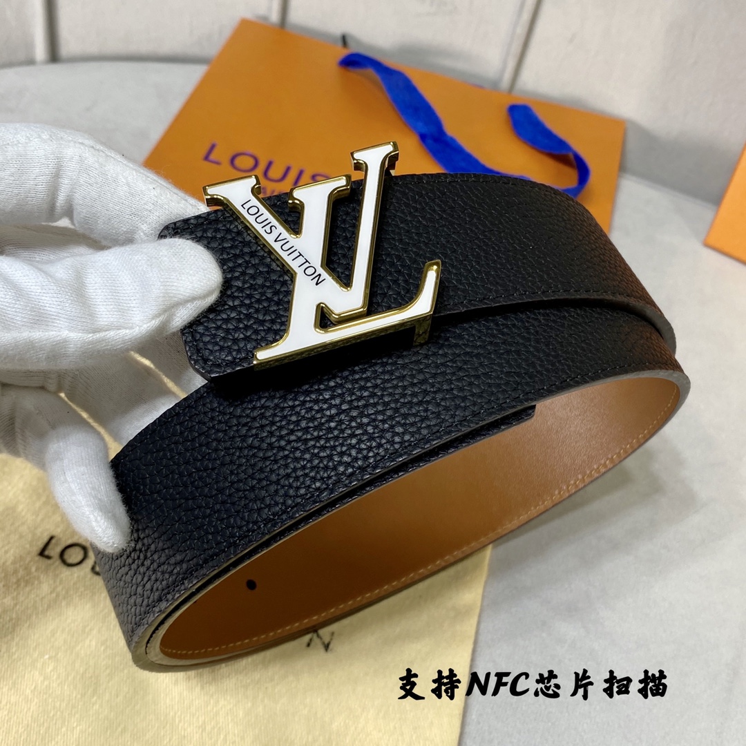 Louis Vuitton Designer
 Belts Calfskin Cowhide