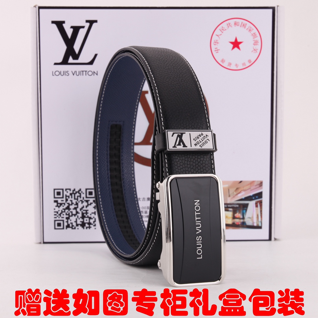 皮带LV..路易..威登️自动扣腰带