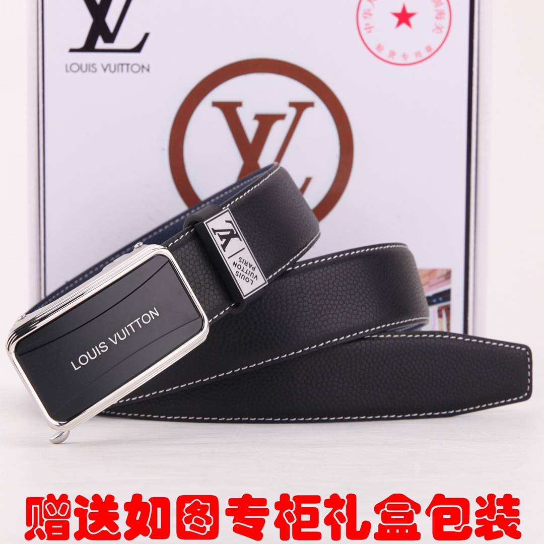 皮带LV..路易..威登️自动扣腰带