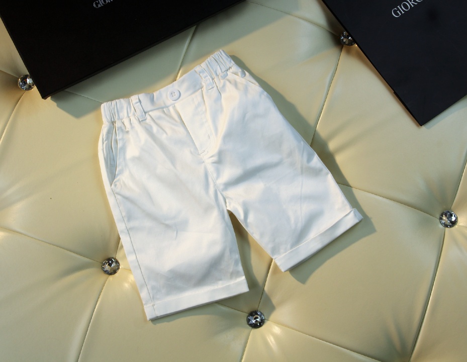 High-End Armani Kids Summer Suit with Electric Embroidery Bear Pattern 2021 - 图片 8