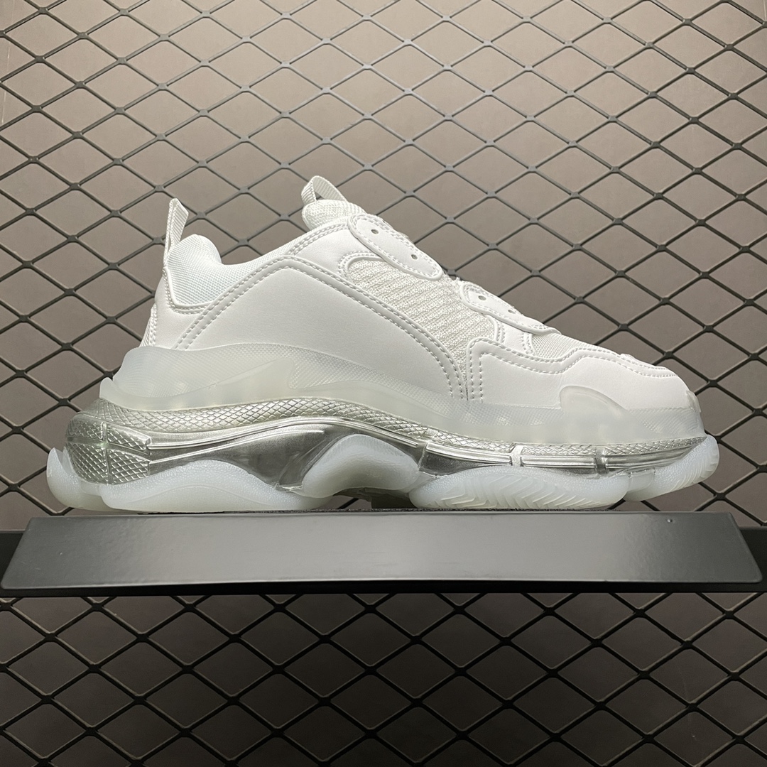 520 Balenciaga 巴黎世家 Triple S Sneaker 三代复古做旧休闲老爹鞋 全组合氮气水晶大底