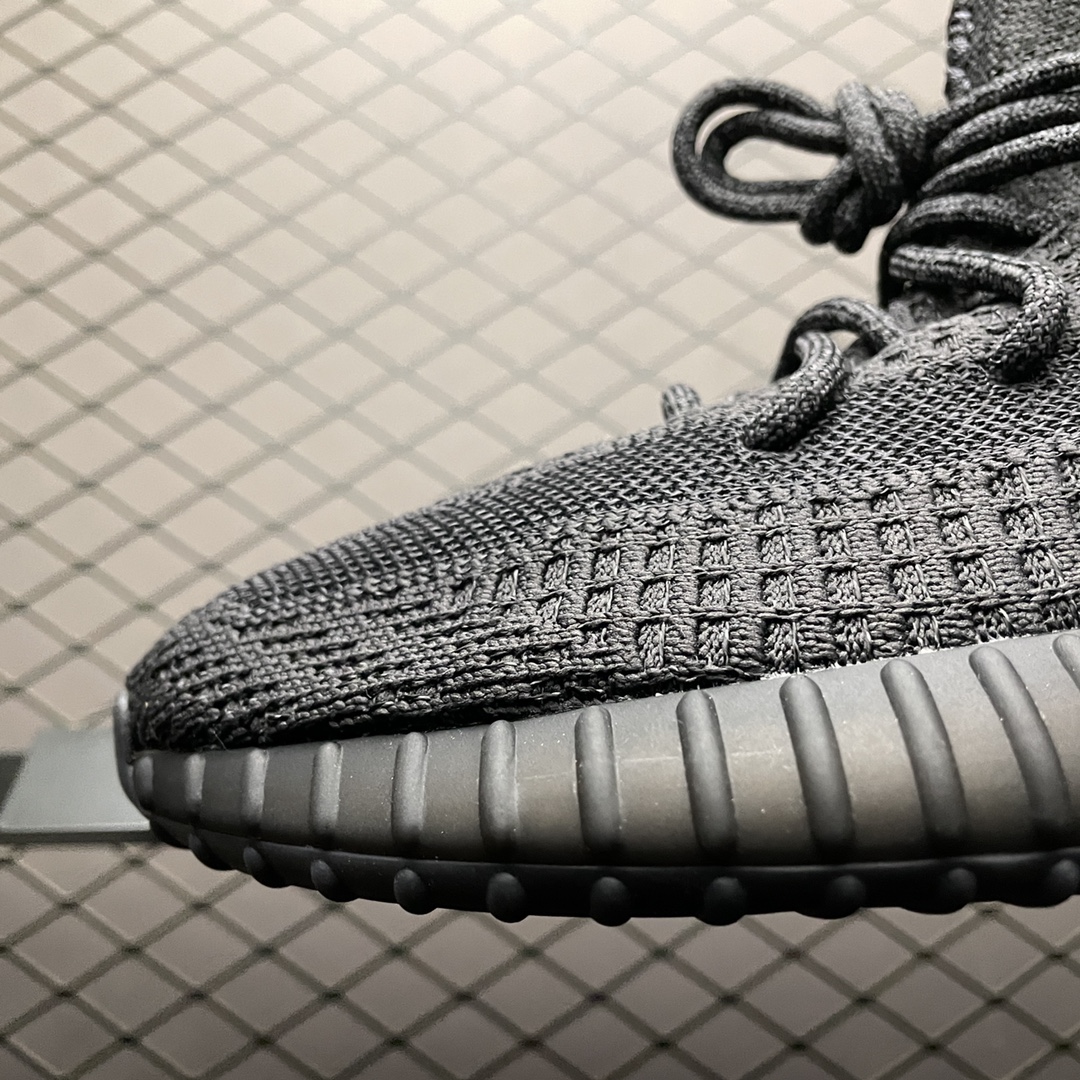 220 最顶零售性价版 AD 阿迪Yeezy 350V2  ” Black Reflective ” 黑满天星 FU9007