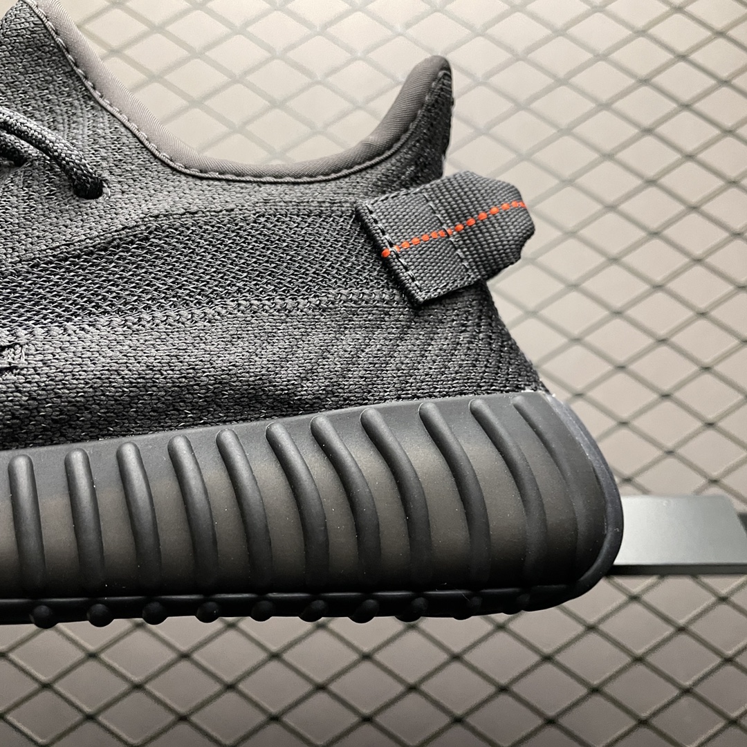 220 最顶零售性价版 AD 阿迪Yeezy 350V2  ” Black Reflective ” 黑满天星 FU9007