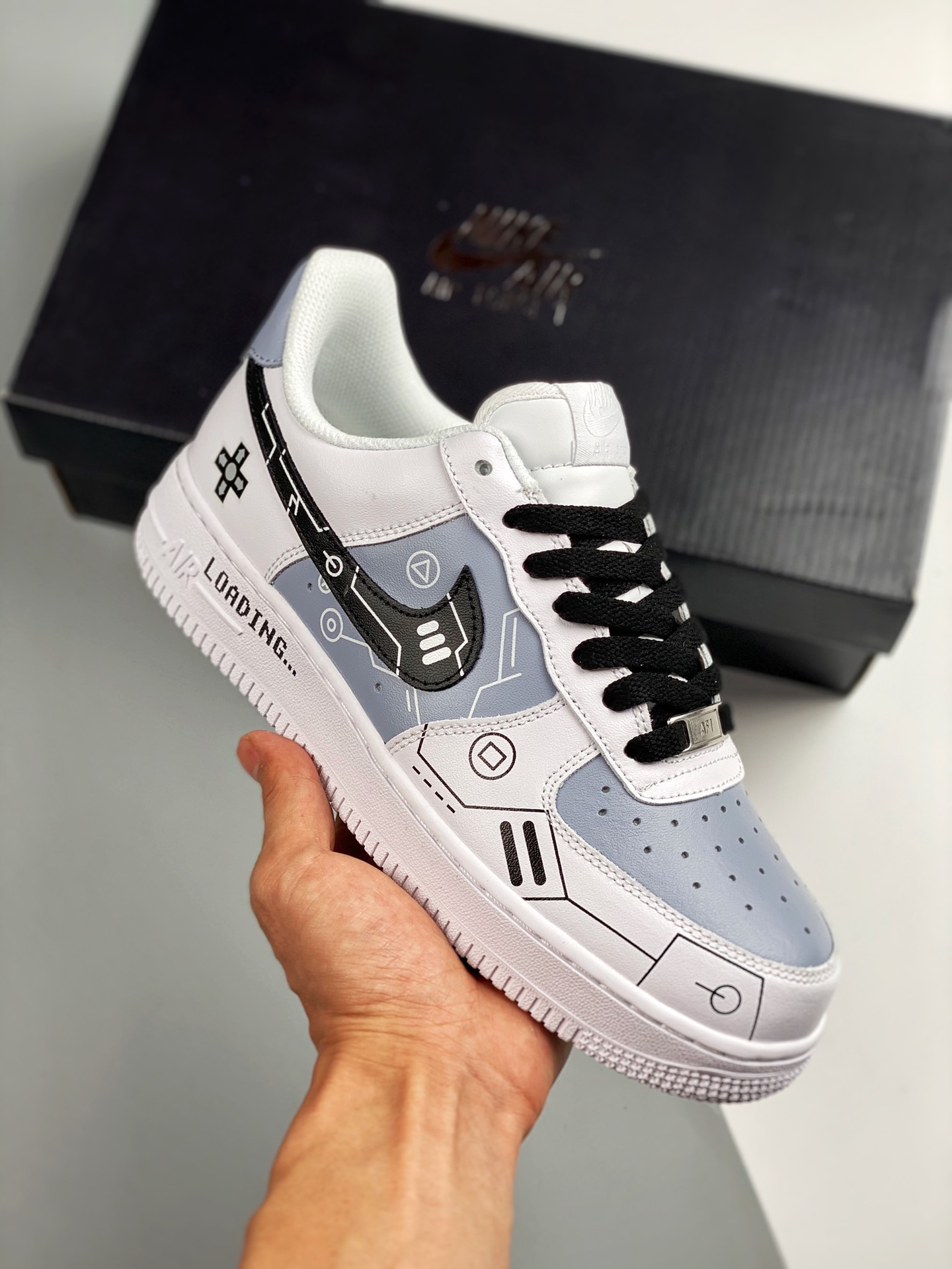 Nike Air Force 1 '07 funcional, horma original y plantilla original, estilo auténtico de Air Force, enfocado en el cana…