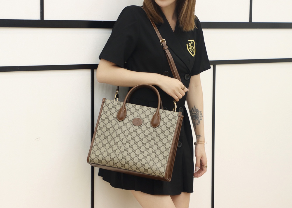 Gucci GG small tote bag托特包 659983 92TCG 8563