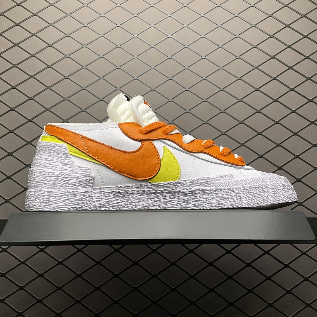350 Sacai X Nike Blazer Low 解构双勾走秀 联名款开拓者低帮休闲板鞋 DD1877-100