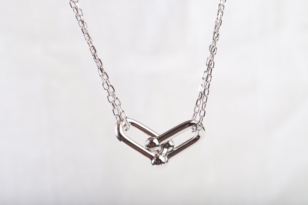 Tiffany & Co. Tiffany&Co.Hardwear U形竹节锁骨项链