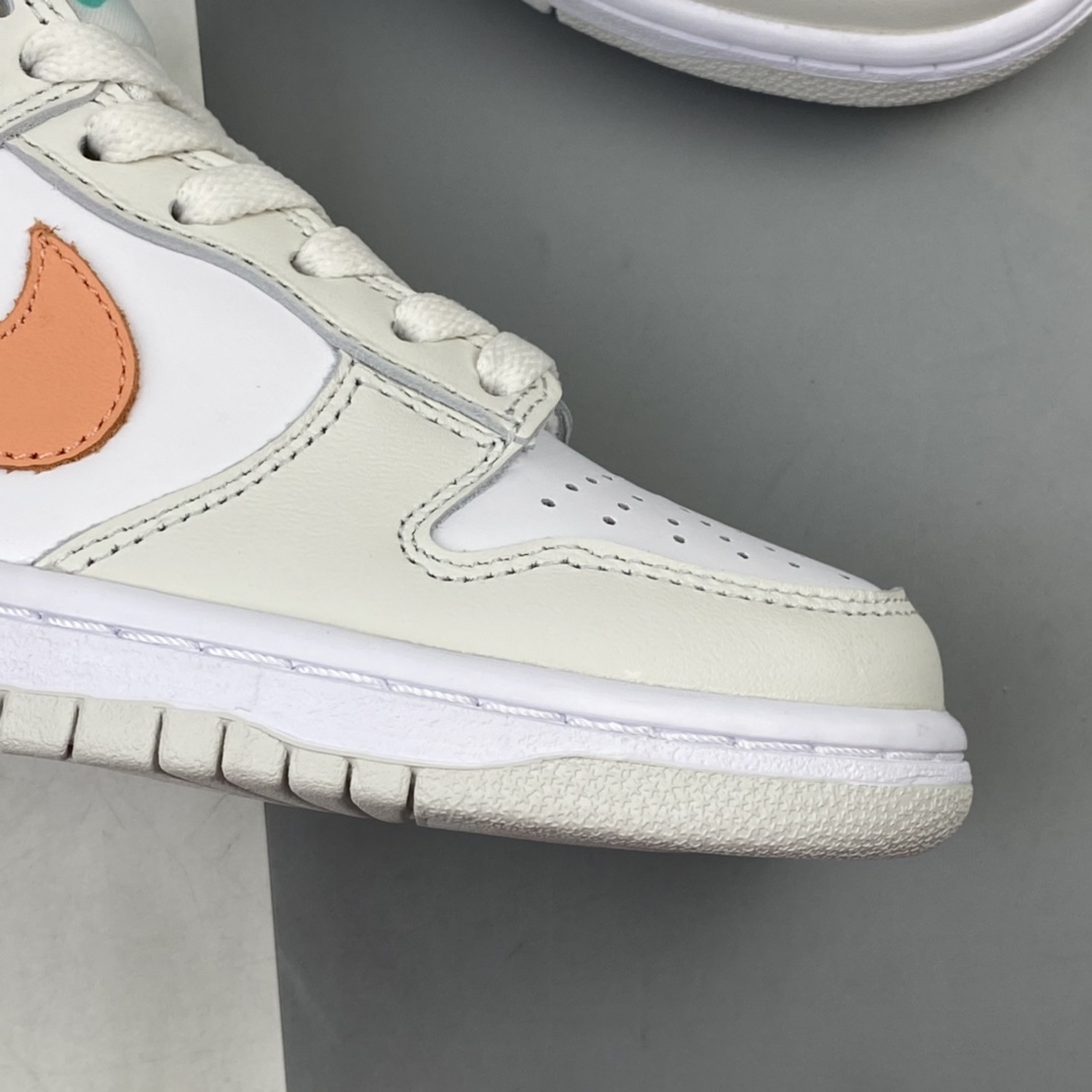 P300 Nike Dunk SB Low 象牙白拼接配色运动滑板鞋 CW1590-101