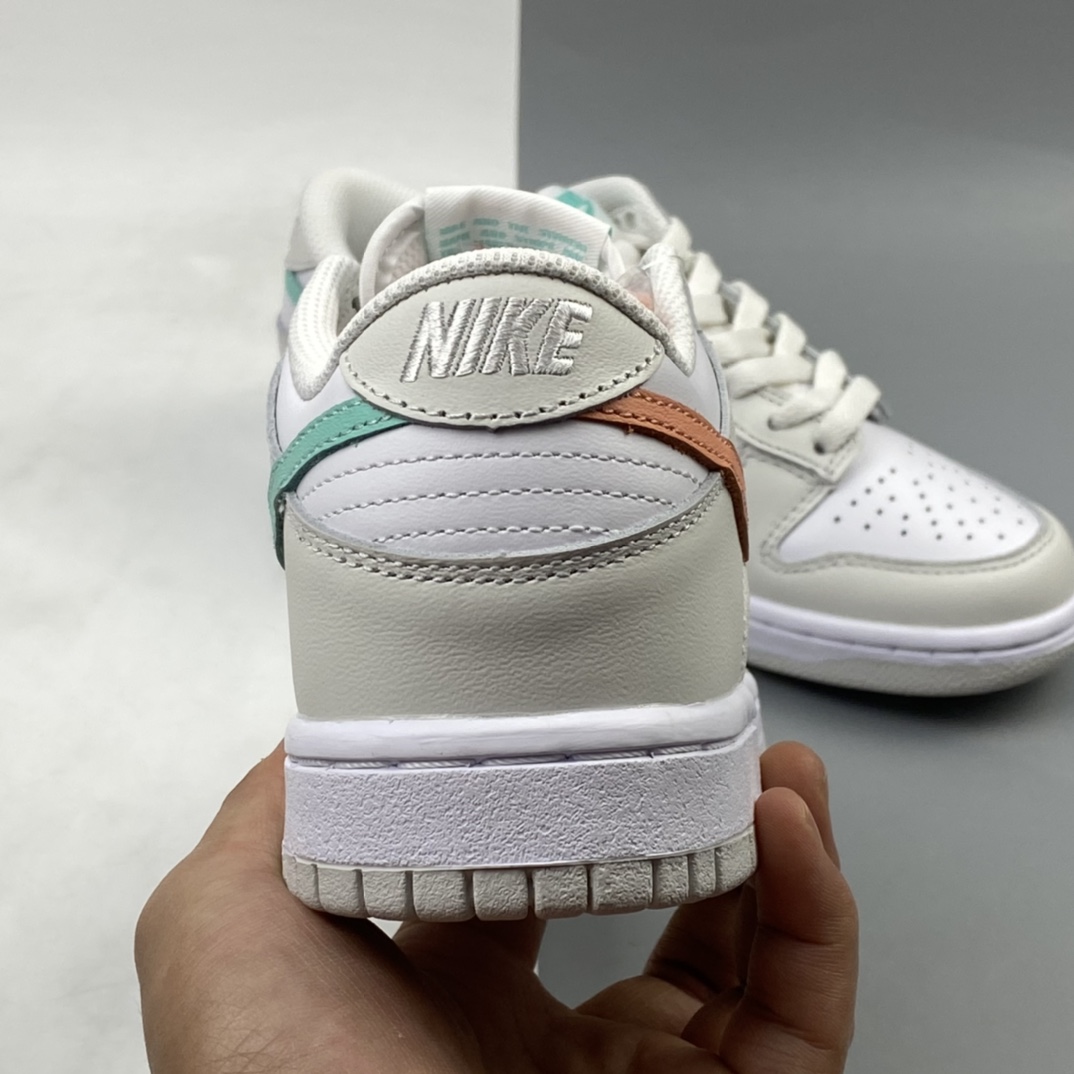 P300 Nike Dunk SB Low 象牙白拼接配色运动滑板鞋 CW1590-101