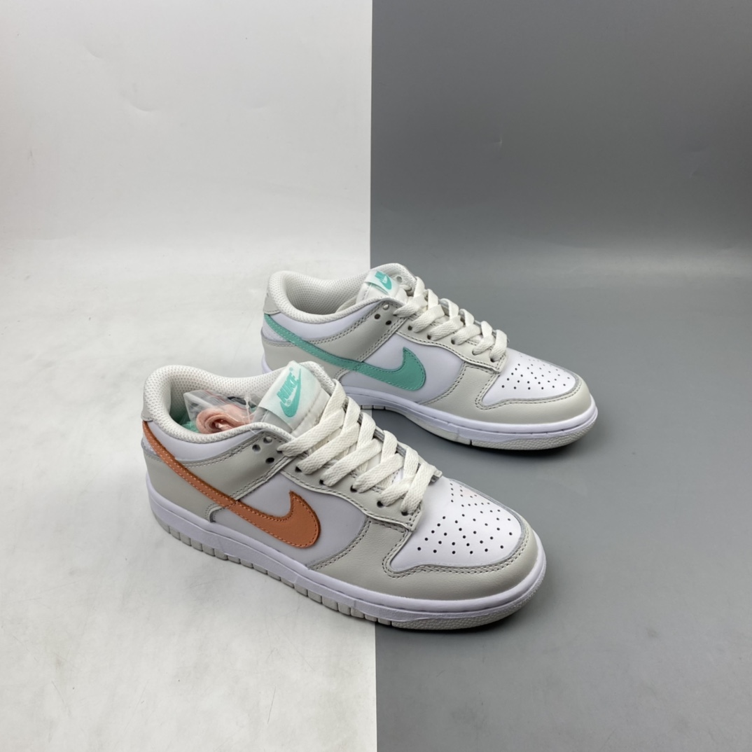 P300 Nike Dunk SB Low 象牙白拼接配色运动滑板鞋 CW1590-101