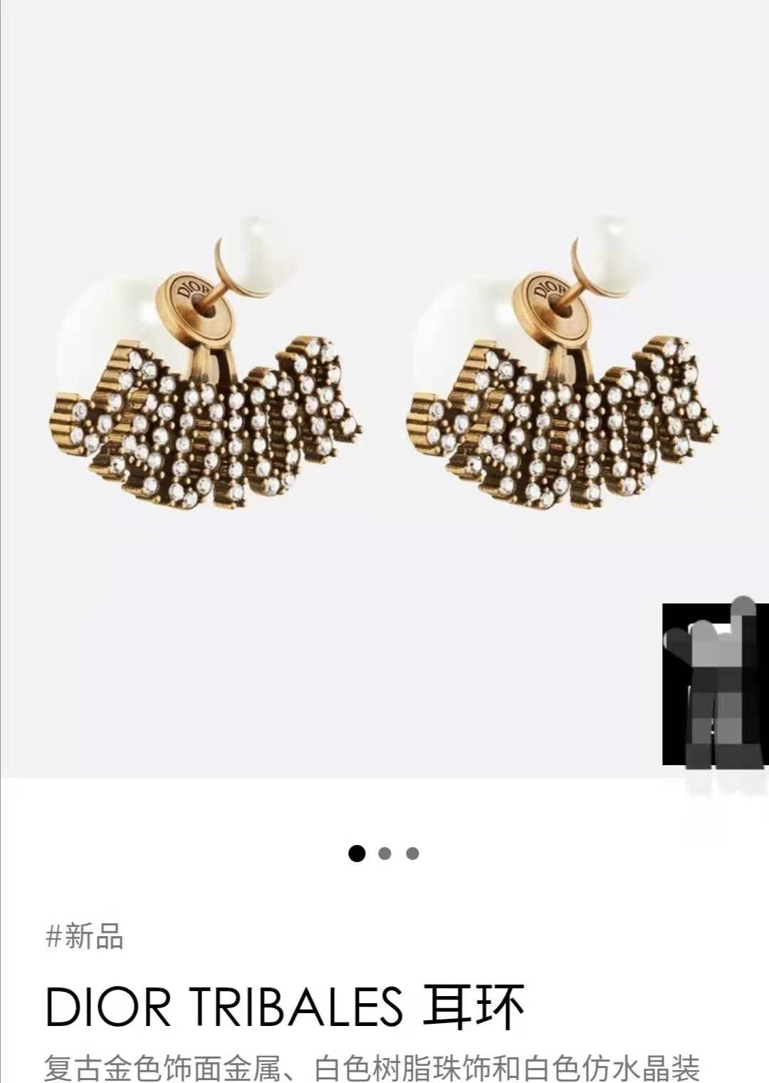 디올 귀걸이 133784 Dior Earrings