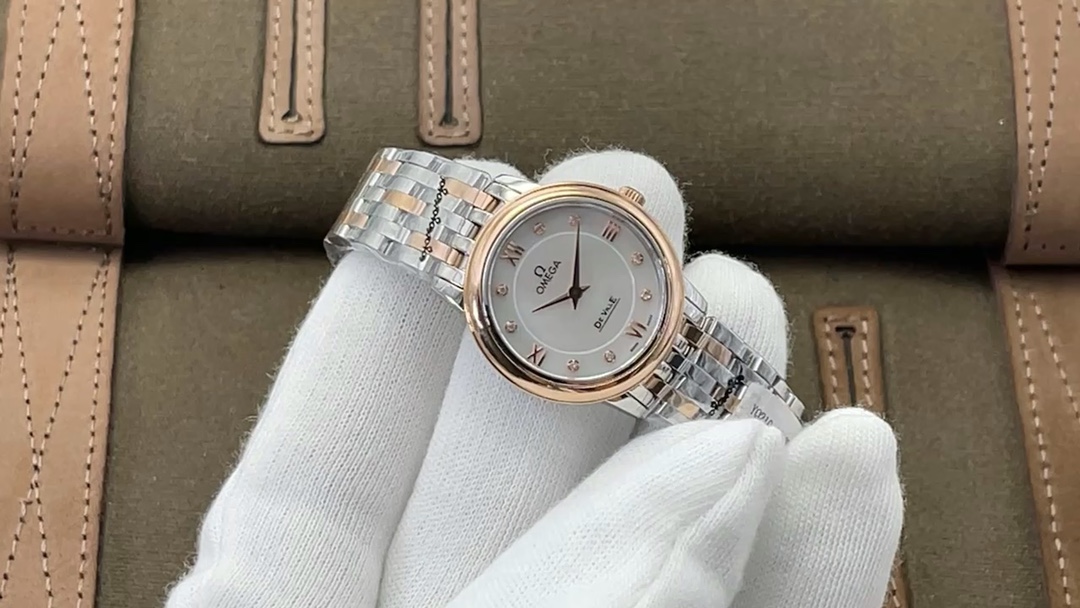 Omega 欧米茄女士腕表 超美贝母面