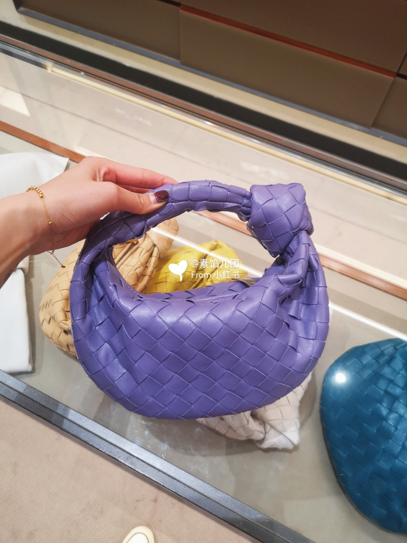 Bottega Veneta MINI JODIE 28CM BAG 651876香芋紫
