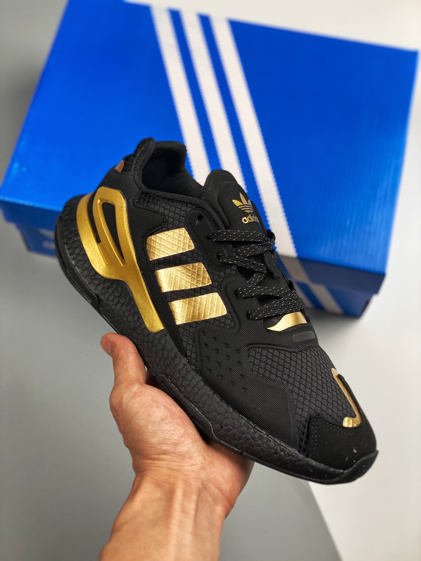 Adidas Day Jogger Negro y dorado Night Walker segunda generación Mismo modelo clásico de Eason Chan Tallas: 36-45 (con …