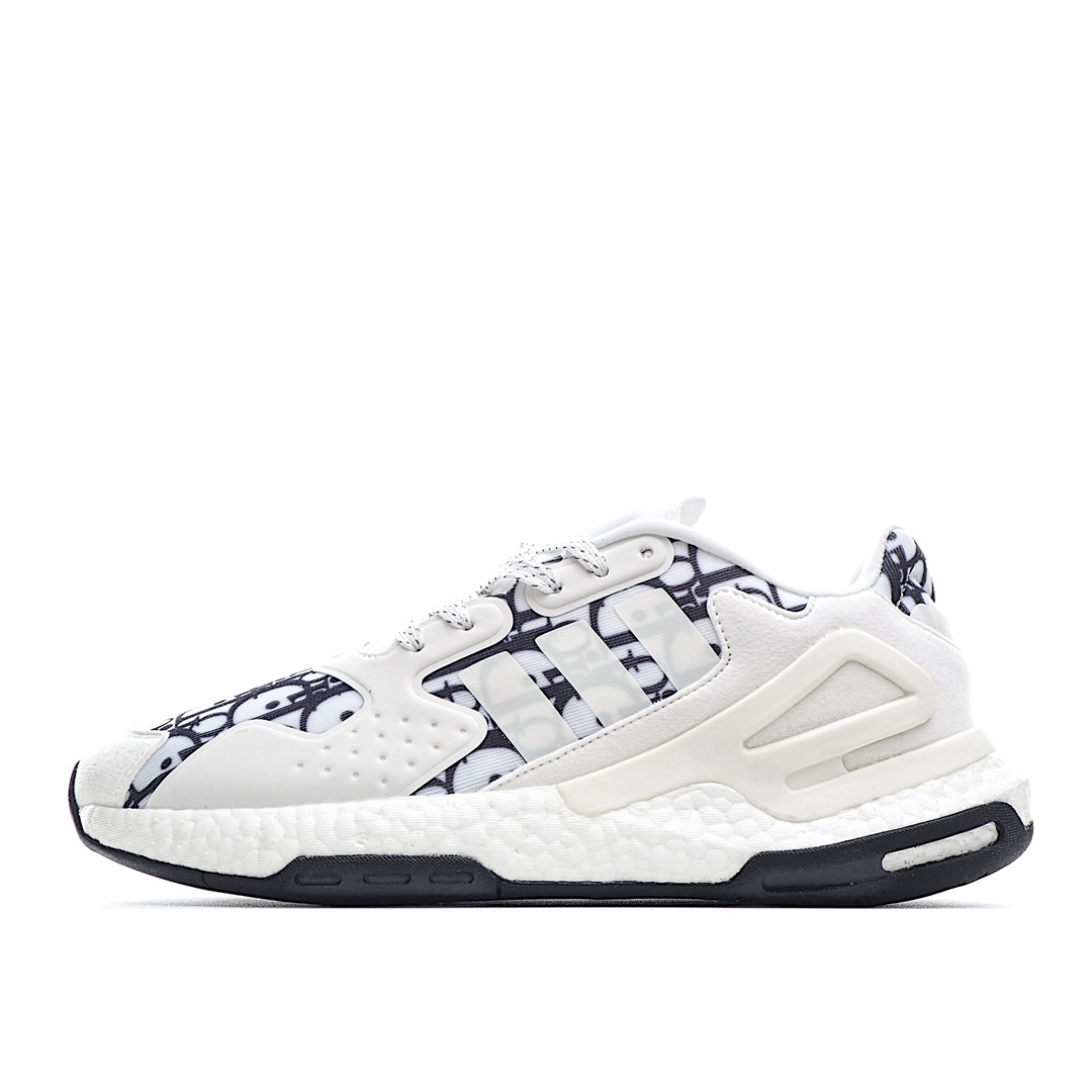 H0 公司级 真爆 全新阿迪达斯adidas三叶草 Originals 2020 Day Jogger Boost 慢跑者系列高弹复古休闲运动跑鞋。夜行者2代 迪奥