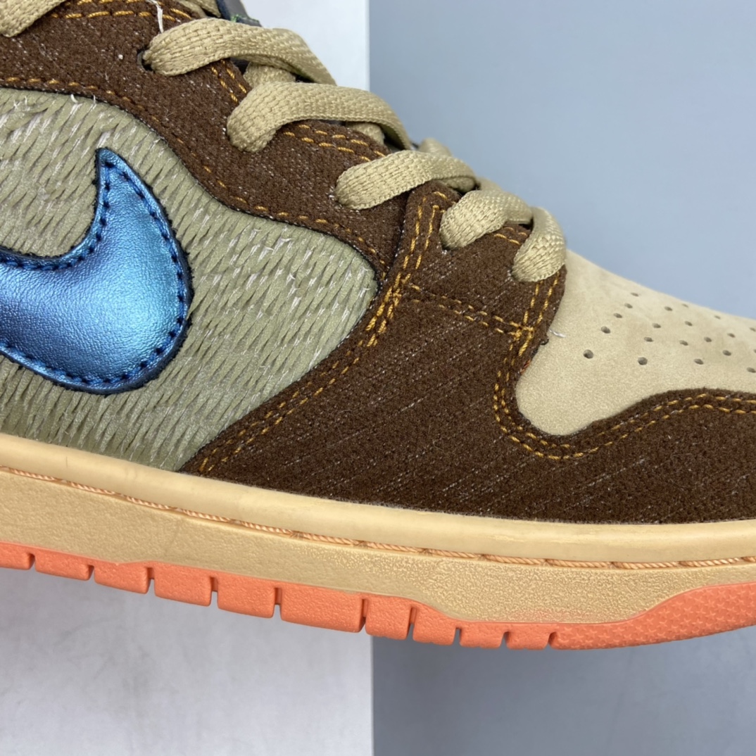 P400 Concepts x Nike SB Dunk High“Mallard（野鸭）”扣篮系列复古高帮休闲运动滑板鞋 DC6887-200