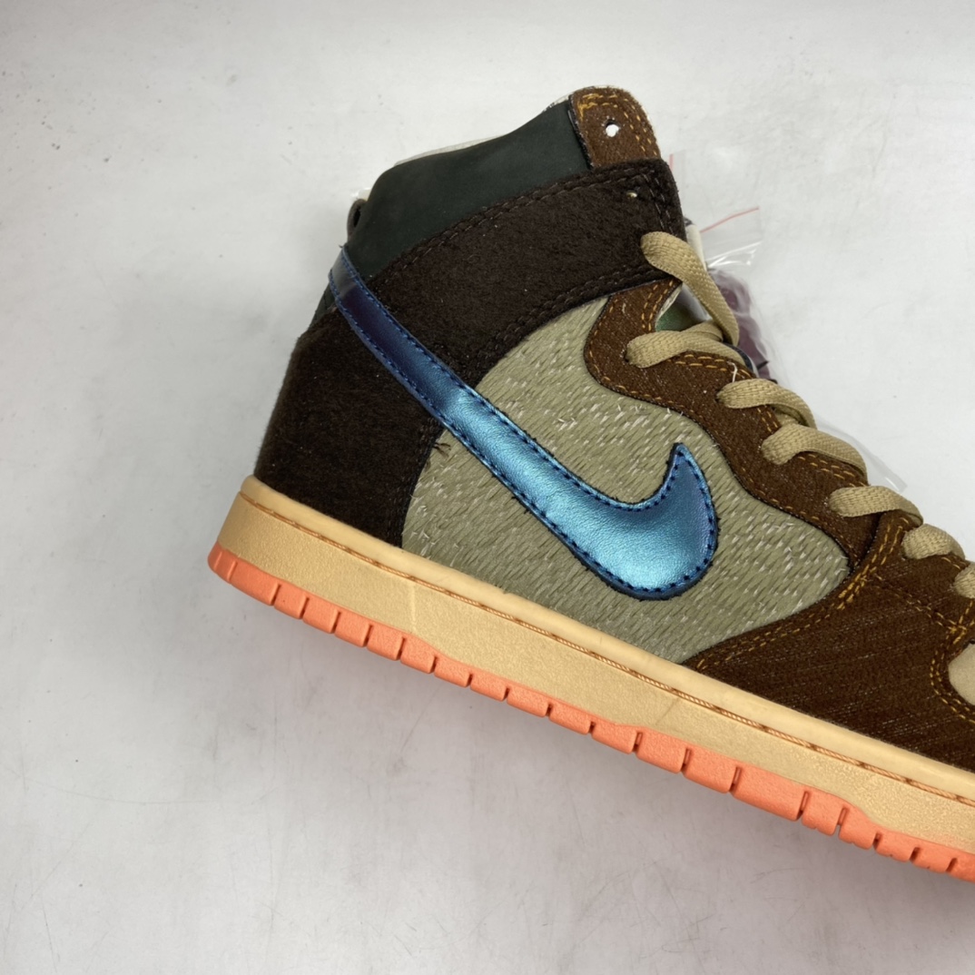 P400 Concepts x Nike SB Dunk High“Mallard（野鸭）”扣篮系列复古高帮休闲运动滑板鞋 DC6887-200