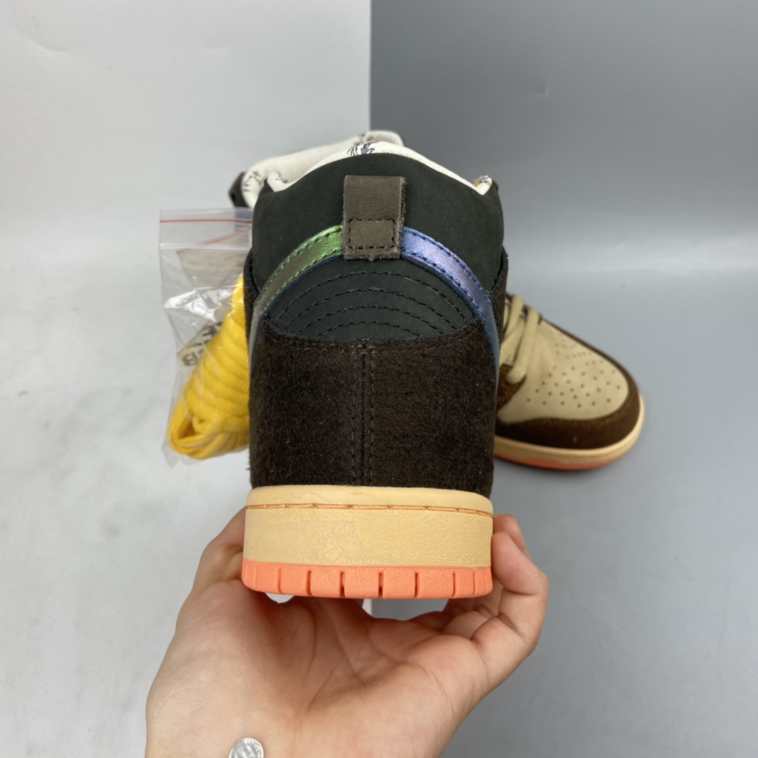 P400 Concepts x Nike SB Dunk High“Mallard（野鸭）”扣篮系列复古高帮休闲运动滑板鞋 DC6887-200