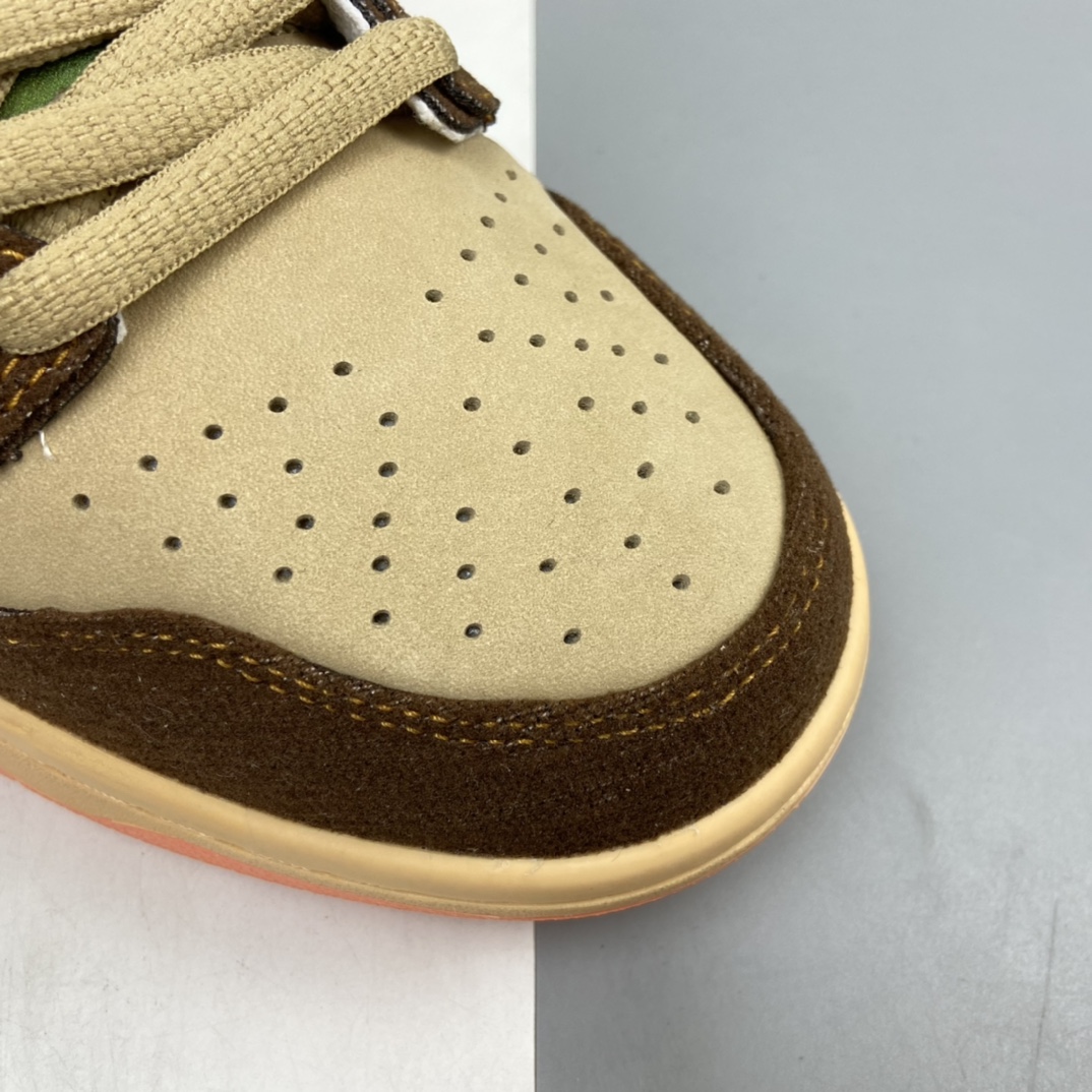 P400 Concepts x Nike SB Dunk High“Mallard（野鸭）”扣篮系列复古高帮休闲运动滑板鞋 DC6887-200