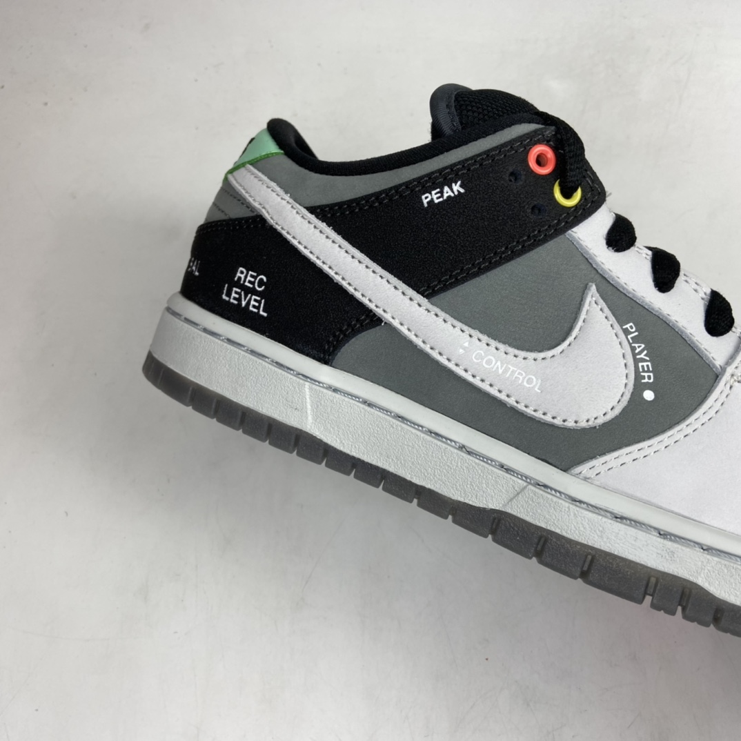 P400 Nike Dunk SB Low Pro ISO 摄相机联名 黑灰扣篮系列 复古休闲运动滑板鞋 CV1659-001