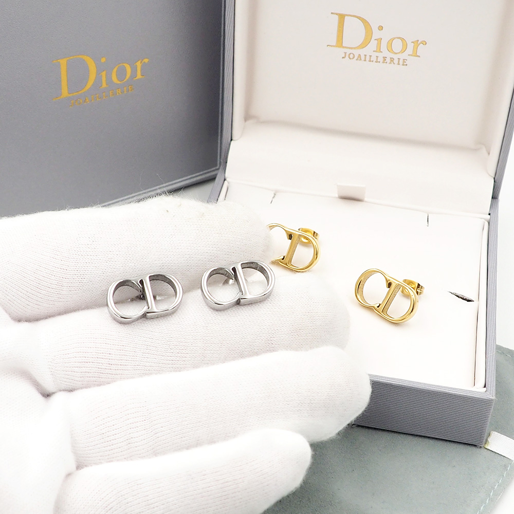 Dior Jewelry Earring Gold Silver