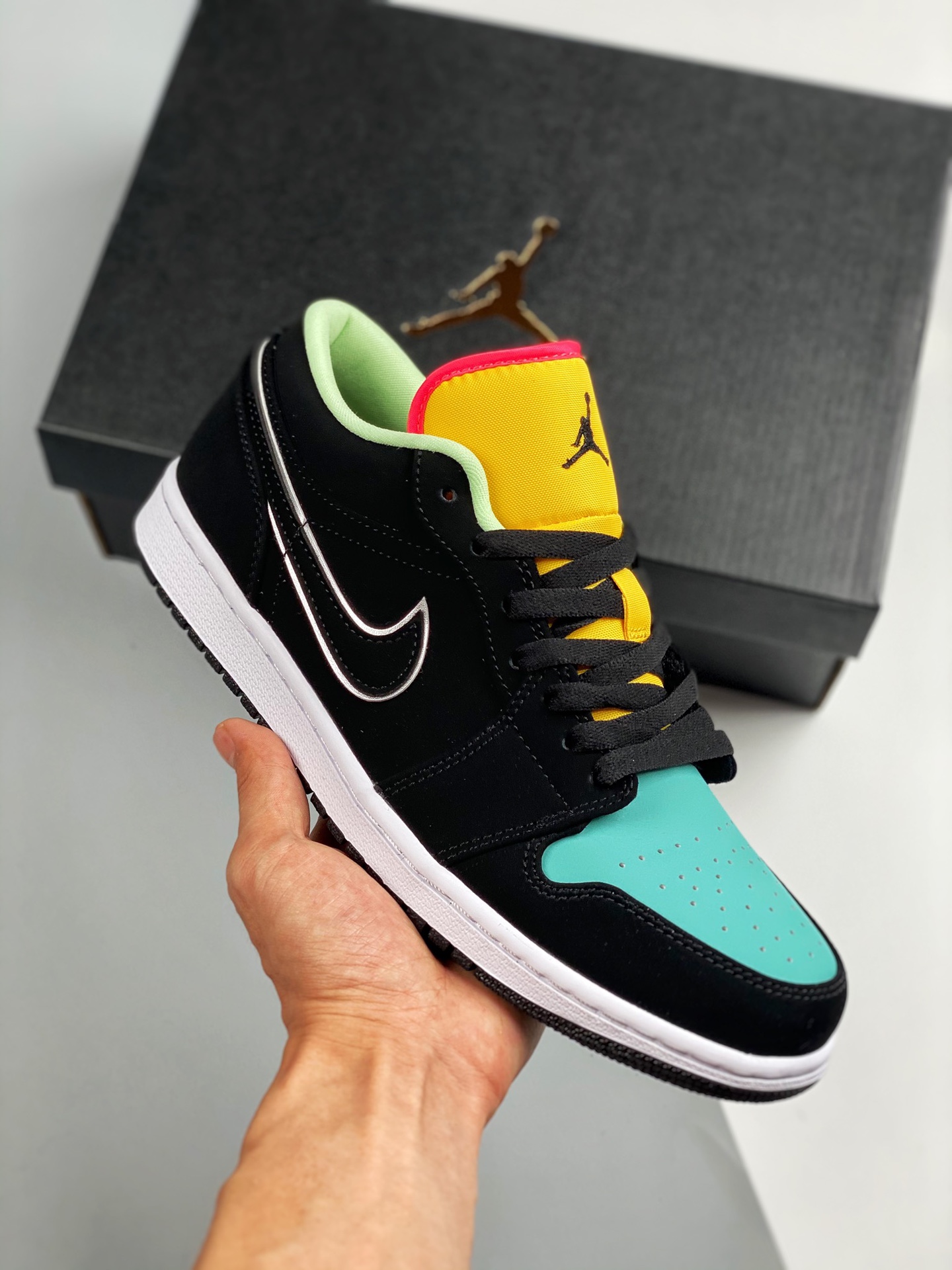 Versión verificable Air Jordan 1 Low rojo rosa púrpura, el mejor low del mercado, calidad techo! La única versión corre…